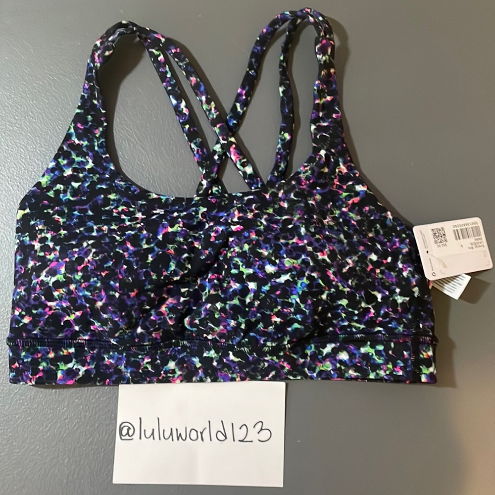 RARE Lululemon SeaWheeze 2019 Energy Bra SMMI Sz 6 NWT